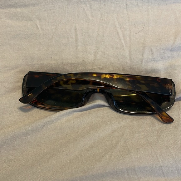 Skinny Tortoise Shell Sunglasses - Picture 2 of 2